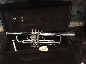 Bach Stradivarius 43 Trumpet Silver W/Harrelson Upgrades.