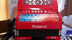 Accordion Roland FR-18 Diatonic (Red)