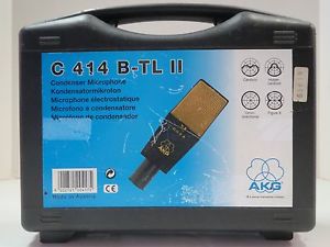 AKG C 414 TL II Condenser Wired Professional Microphone + Mount and Case!