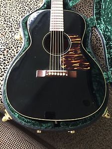 1934 Gibson L-00 guitar - vintage ebony & firestripe pickguard -- great player