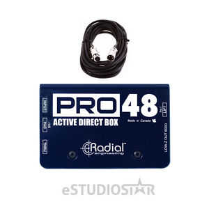 Radial Engineering Pro48 - Active Direct Box with Cable