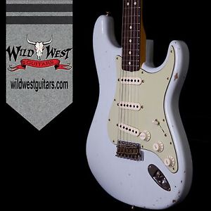 Fender Custom Shop 1963 Stratocaster Relic Rosewood Fretboard Sonic Blue