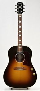 Gibson J-160E Vintage Sunburst Beige Acoustic guitar w/ Hard case Right hand