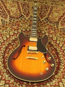 Yamaha SA2000S 1982 Sunburst Electric Guitar Free shipping