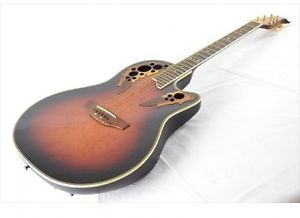 Ovation Celebrity Deluxe CC257 NAT  w/soft case F/S Guiter Bass #A2907
