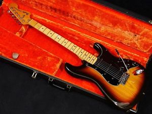 Fender USA 1980 Stratocaster Tabbaco Sunburst w/hard case F/S Guiter #X1170