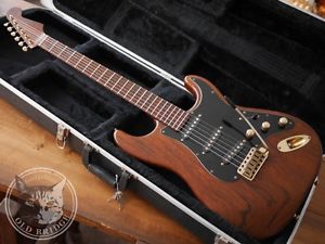 SCHECTER USA Stratocaster Style All Walnut Custom Model w/hardcase/512