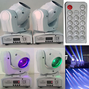 4pcs Remote led 30w 4in1 RGBW Beam Moving Head Spot light Dj Light white case