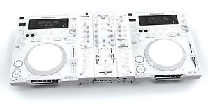Pioneer CDJ/DJM 350 WHITE COMPLETE SYSTEM WILL SELL AS ONE OR SEPARATE