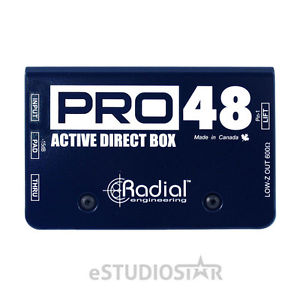 Radial Engineering Pro48 - Active Direct Box w/ Retail Box