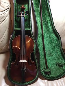 Violon Ancien Avec Étiquette Fait Par Paul Blanchard Lyon 1875 N 23 Signé Et Fer