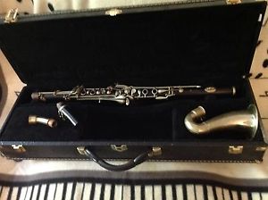 Very rare 1880's Ferdinando Roth Eb alto clarinet repadded, corks Albert system