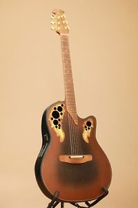 OVATION Adamas II 1581 1998 NAT w/hard case F/S Guitar Bass from Japan #R1776