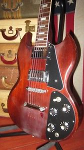 Vintage Original 1974 Gibson SG Standard Cherry Red Pro Set Up Grover Tuners