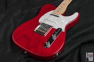 New USA G and L G&L ASAT Classic S Alnico Clear Red Ships Worldwide