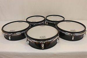 FIVE PAD Package  - Roland PD-105 PD-125 BK V Drum Mesh Head PD105 for TD 120 20