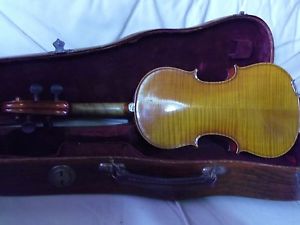 Violon ancien français entier Mirecourt F. BRETON 4/4 Old french antique violin