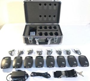 Listen Technologies Lot of 8 LR-400-216 Display Receiver 216Mhz Charger LA-321