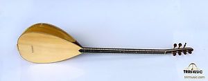 Turkish Professional Long Neck Mulberry Baglama Saz For Sale SSL-206
