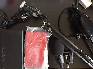 Audio-Technica AT4040 Professional Microphone with 2nd Focusrite 2i4 Budle