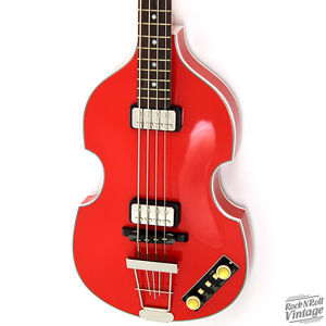 Hofner 500/1 Gold Label Violin Bass Red B-Stock