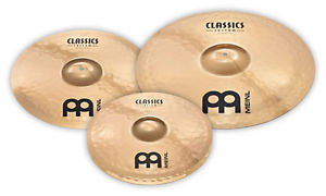 Meinl Classic Custom Beckensatz mit  Meinl Tasche