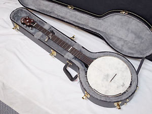 GOLD TONE CB-100 openback 5-string BANJO w/HARD CASE -Brass Tone Ring - Bone Nut