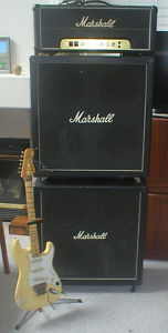 1970's JMP Marshall Stack plus 1974 Fender Stratocaster