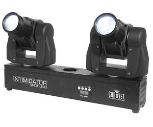 Chauvet DJ Intimidator Spot Duo LED DMX Dual Moving Head Gobos Spot Light Effect