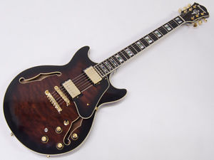Ibanez AM153-DBS Smaller 335 Style Semi-Hollow Guitar W/OHSC FREE SHIPPING!