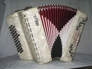 Pancordion Pan Jet 3 Row Diatonic Button Box Accordion C,F,Bb Excellent Cond.