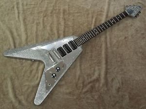 Killer KG-TRIUMPH V Reflex Silver, Flying V type electric guitar, MIJ, y1422