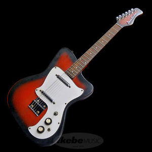 Vintage Danelectro Electric Guitar Hawk #2N 60's Red Sunburst [Excellent] RARE