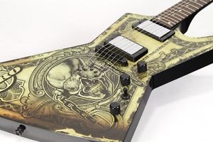 DEAN Zero Dave Mustain Signature In Death We Trust Electric Guitar Free Shipping
