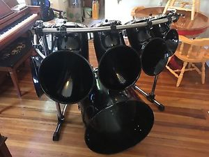 Vintage North Drum Set 22/14/12/10/8/6 With Gibraltar Rack System