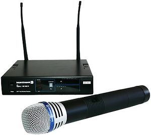 Beyerdynamic Opus 669 - Set microfono radio (UHF, con batterie, clip microfono e