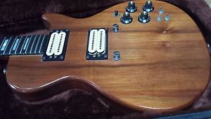 VINTAGE CARVIN CM140 STEREO ELECTRIC GUITAR COIL TAP LES PAUL KOA WOOD! H/S CASE