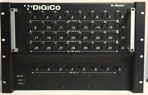 Digico D-Rack 32in/8out Stage Box Snake