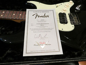 Fender Custom Shop Custom Deluxe Stratocaster HSS Rosewood Ebony/ Black 2012 NOS