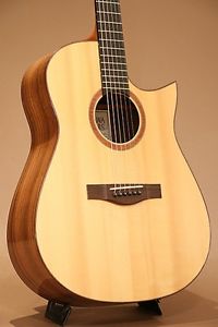 SUZUKAWA GUITARS D-7 Cutaway 2012 Natural w/hard case F/S Guitar #R573