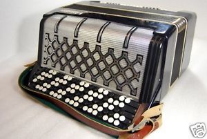 ATLANT RUSSIAN 5 ROW CHROMATIC BUTTON ACCORDION BAYAN 120 BASS ACORDEON