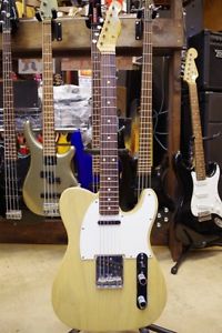 FENDER USA Telecaster White w/soft case F/S Guiter Bass From JAPAN #F284