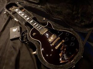 1989 Gibson Les Paul Custom Oxblood Electric Guitar Vintage Rare w/HC