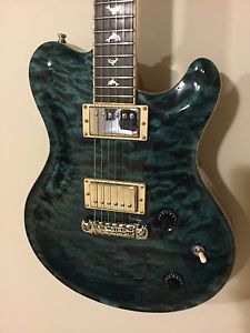 Nik Huber Dolphin II Double Stain Blue Guitar Serial #3 238