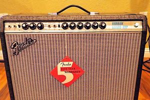 Fender 68 Custom Vibrolux Reverb Limited Edition Amp Gunmetal Gray New