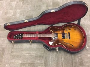 USA MADE 1996 HERITAGE H-535 ASB SEMI HOLLOWBODY ELECTRIC GUITAR W/ OHSC