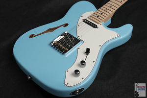New USA G and L G&L ASAT Classic Thinline Himalayan Blue Ships Worldwide