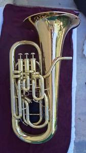 Nice Meinl Weston Melton 451 Euphonium w/ Compensating 4th Valve & Hard Case
