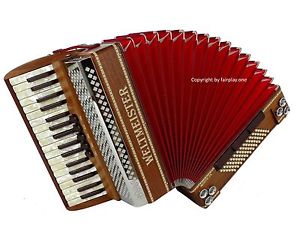 Akkordeon Weltmeister Monte 34 Musette, Standardbass, Made in Germany