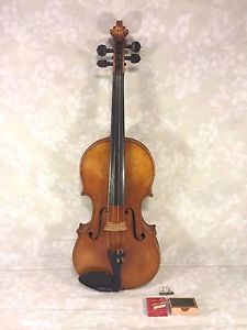 Vtg Andreas Morelli Viola Karl Hermann Shop Markneukirchen 1920 w/ Case Germany